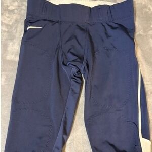 Nike Football Pants Kids Medium M Navy Blue Integrated Padding EUC